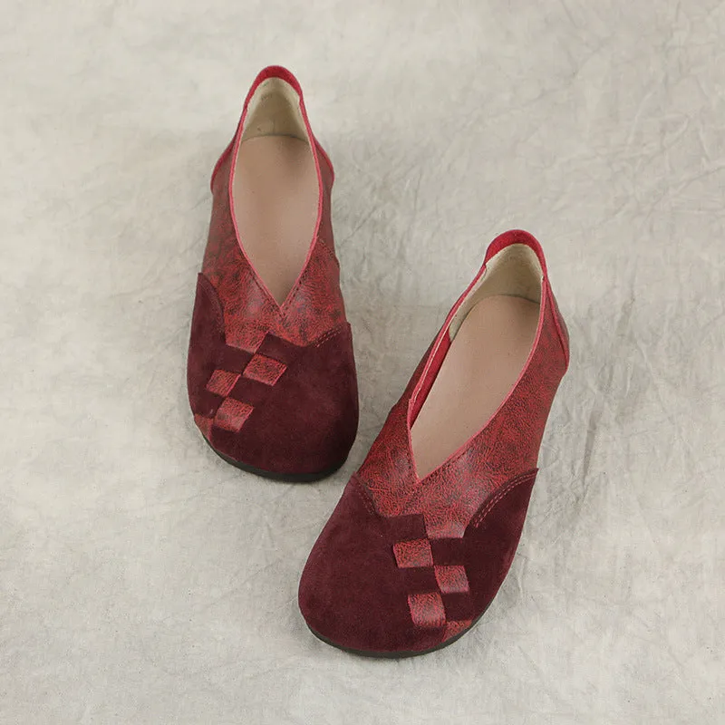 Hand-woven Casual Vintage  Flats | Gift Shoes