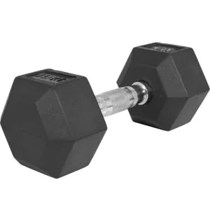 Hex Rubber Dumbbell 10KG