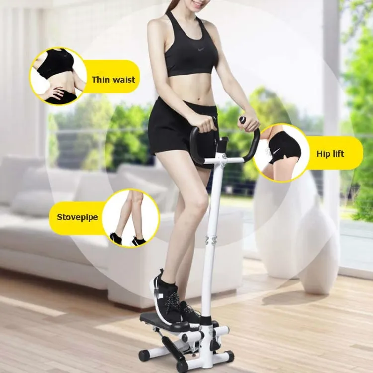 Household Mute Armrest  Fitness Equipment Multifunctional Hydraulic Stepper, Specification:  with Drawstring