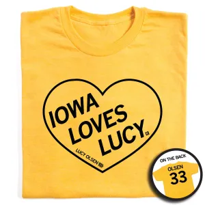 Iowa Loves Lucy Gold