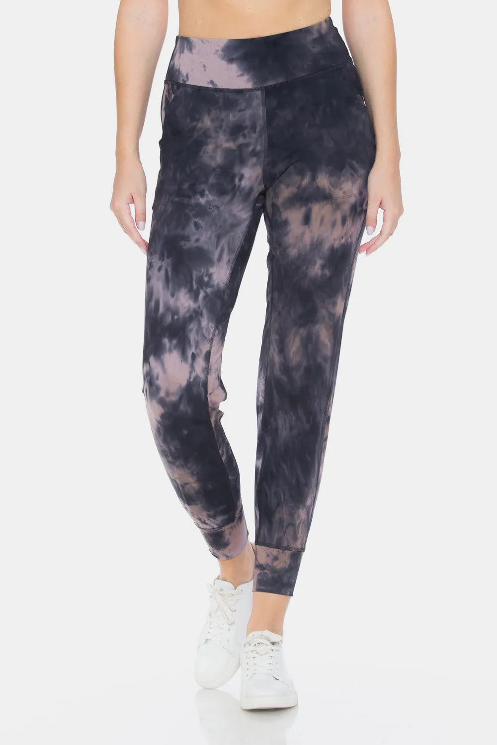 Leggings Depot Tie-Dye High Waist Cropped Leggings