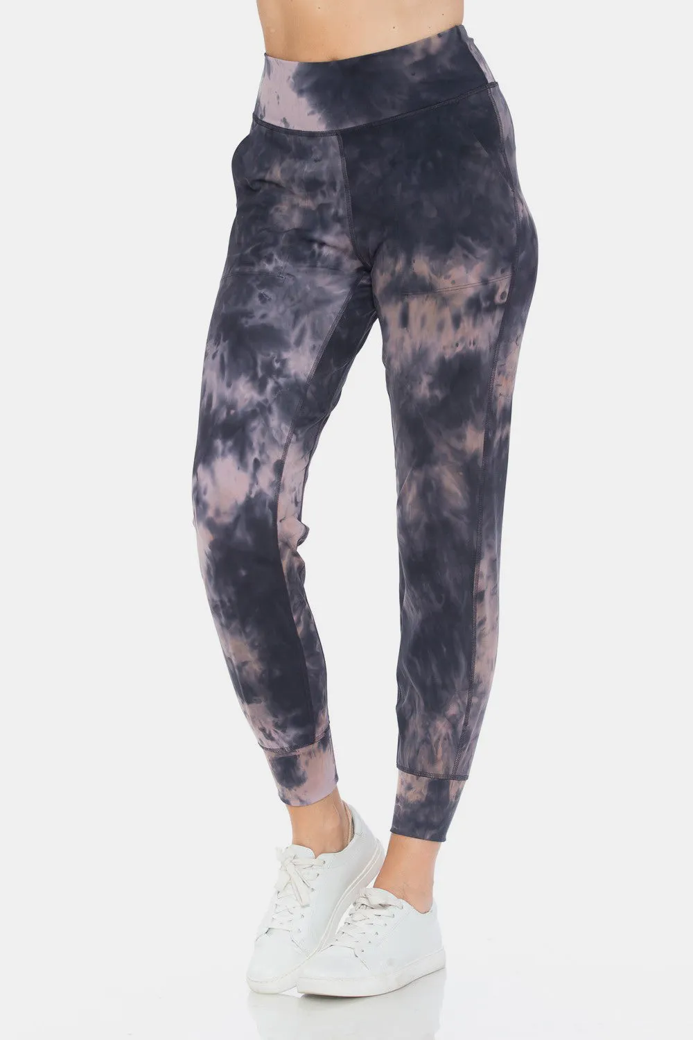 Leggings Depot Tie-Dye High Waist Cropped Leggings