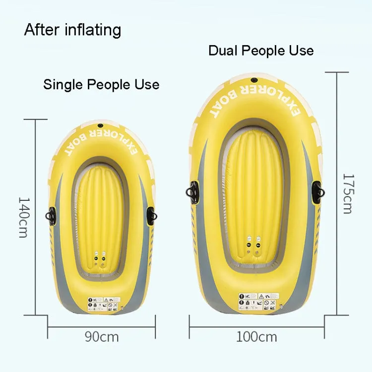 LS-801 Small PVC Water Casual Inflatable Boat, Style: Single People Use