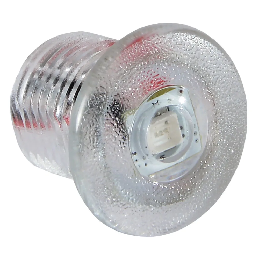 Lumitec Newt Courtesy/Accent Red LED Light Clear Finish 12v