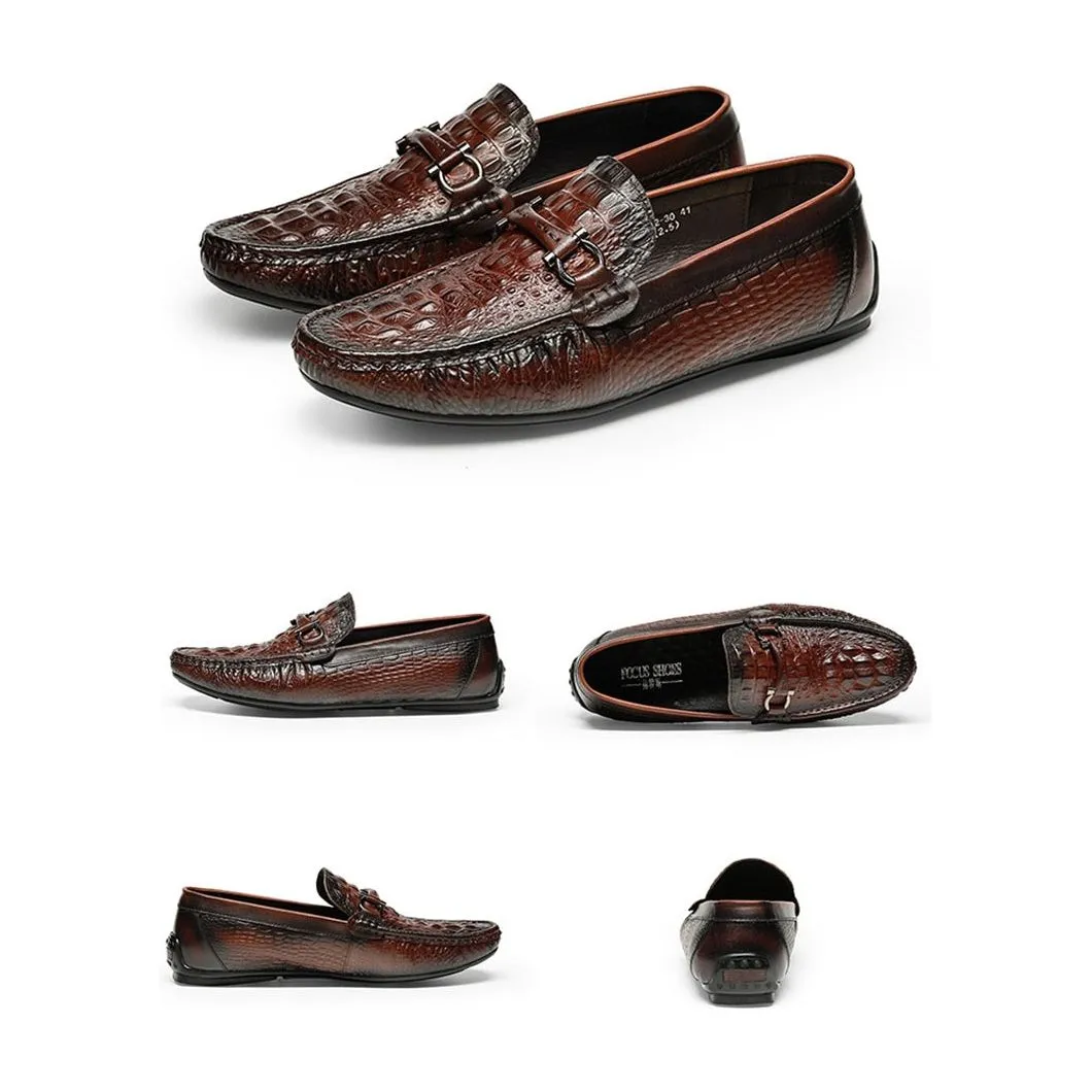 Luxury CrocTex Waterproof Slip-on Loafers