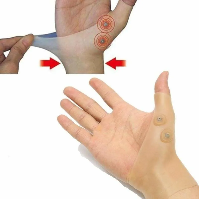 Magnetic therapy gloves