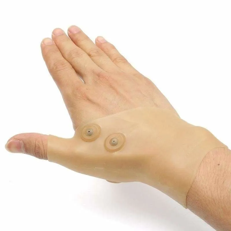 Magnetic therapy gloves