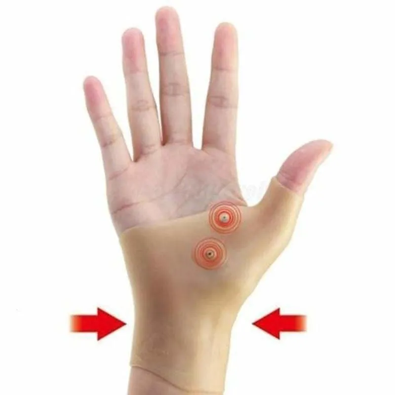 Magnetic therapy gloves