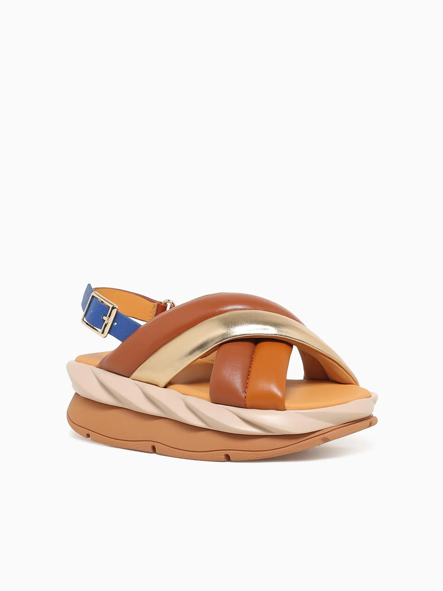 Mellow Mela Tan Leather