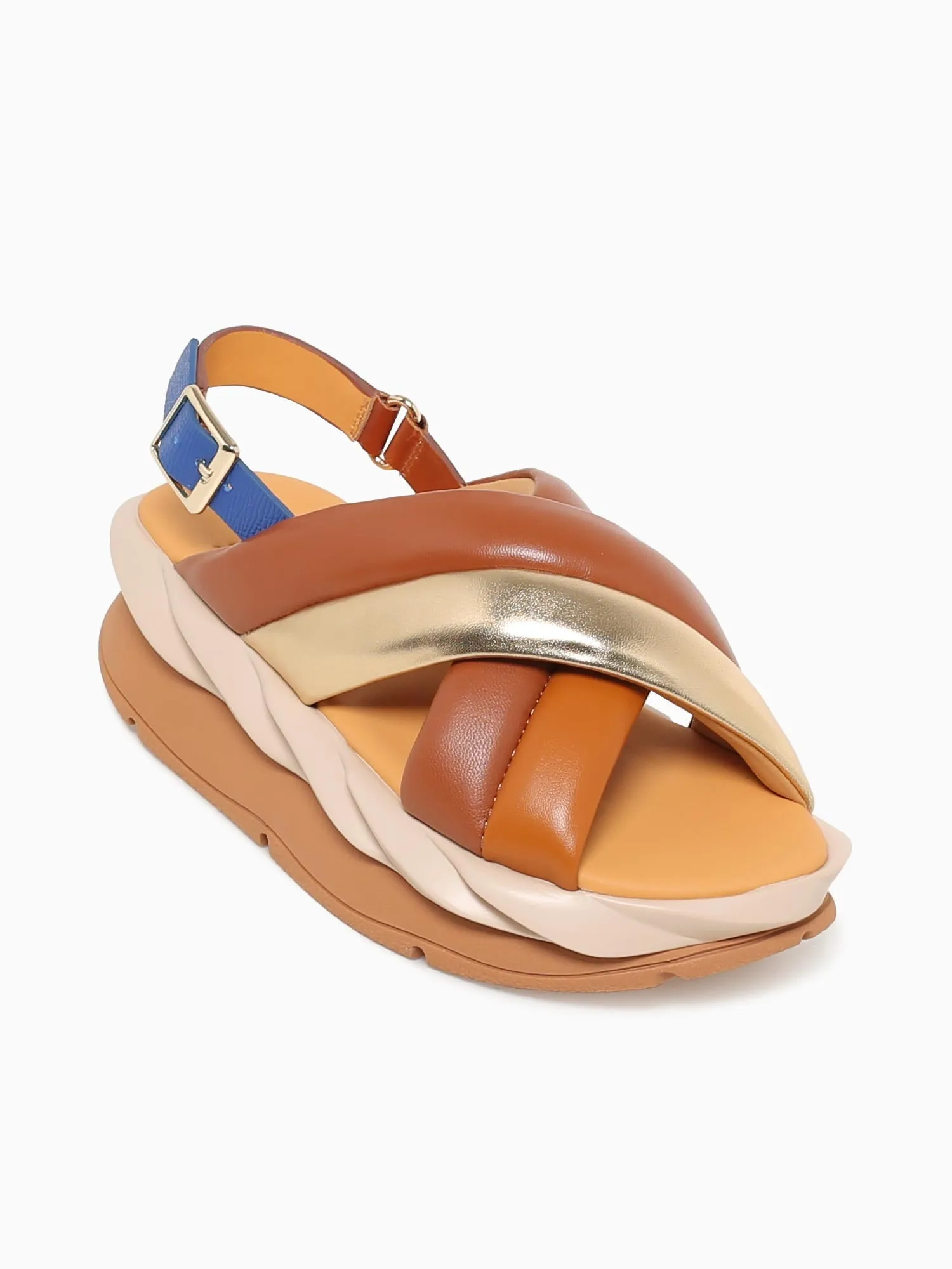 Mellow Mela Tan Leather