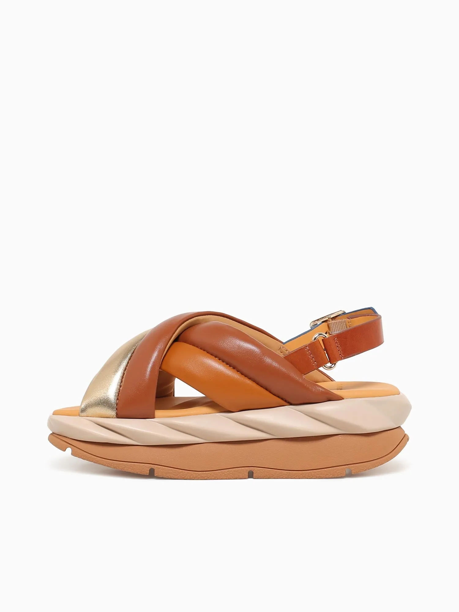 Mellow Mela Tan Leather