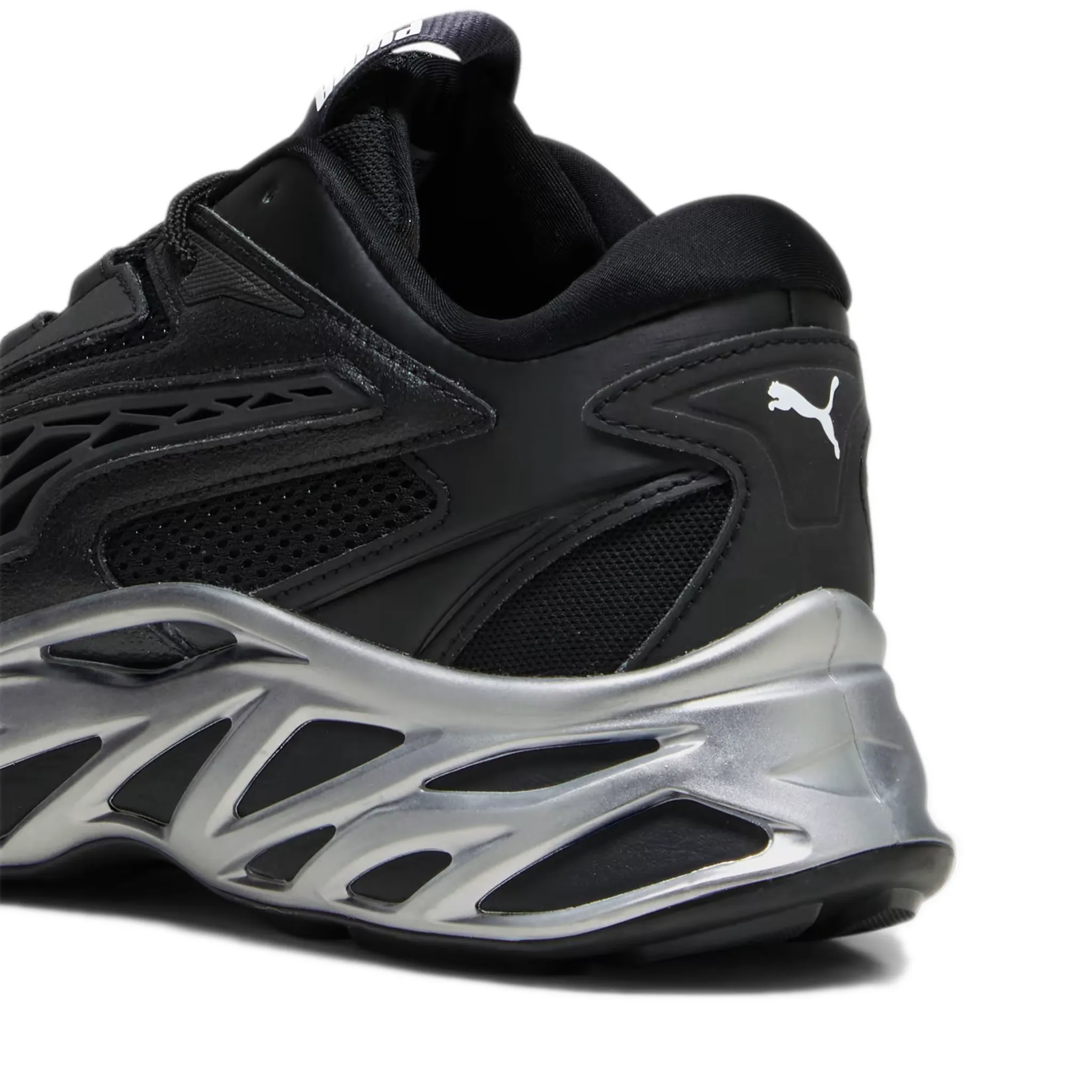 Men's Puma Exotek NITRO Mirrored Shoes - Black/Silver