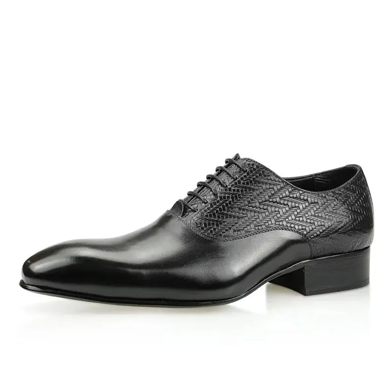 Modish Brogue Nuptial Oxford Leather Shoes