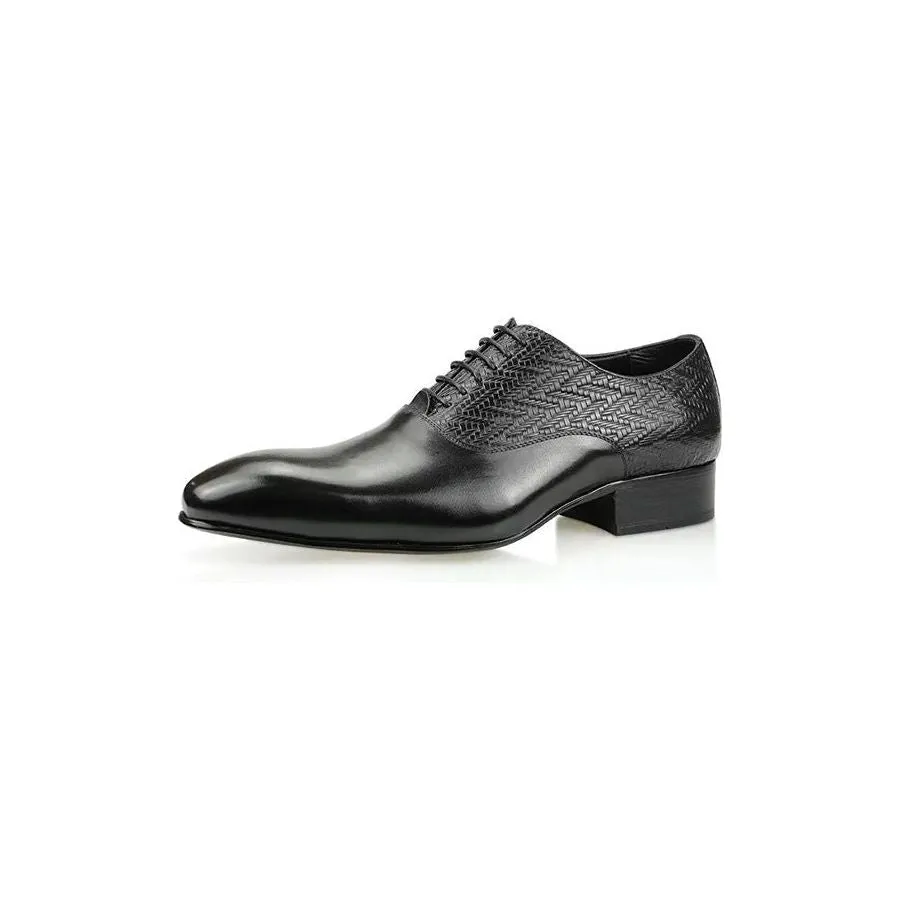 Modish Brogue Nuptial Oxford Leather Shoes