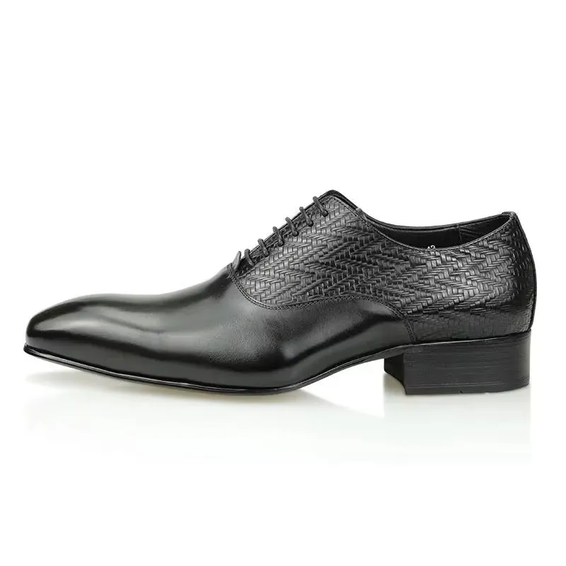 Modish Brogue Nuptial Oxford Leather Shoes