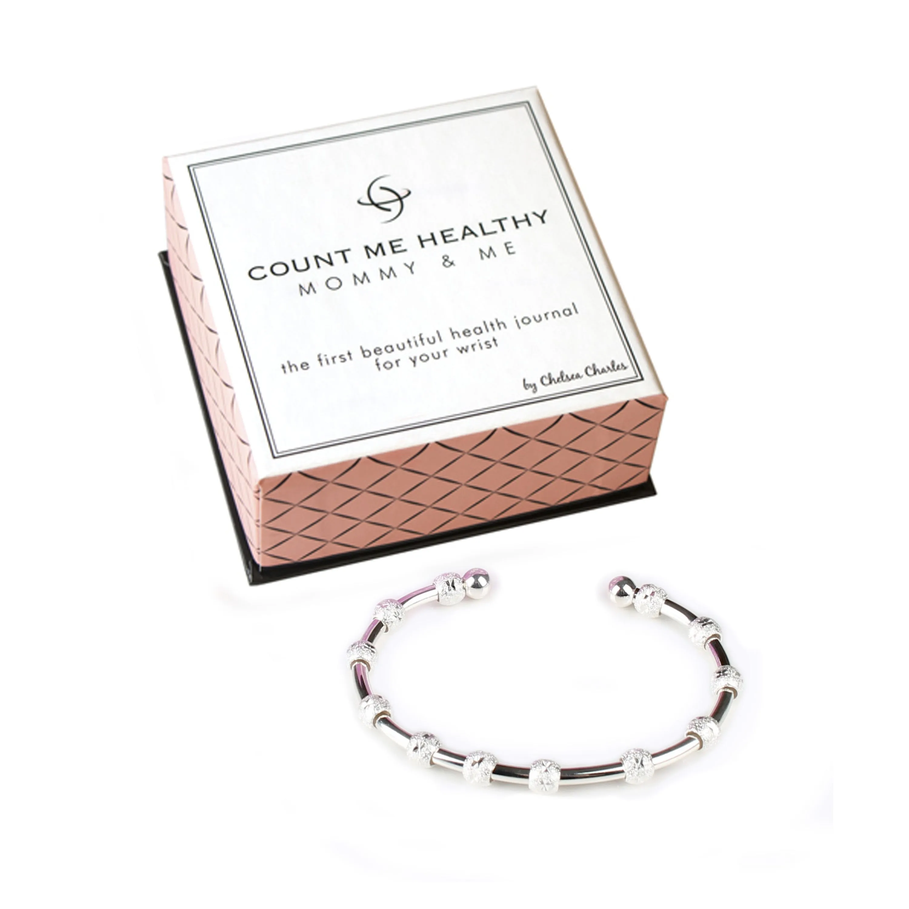 Mommy and Me Silver Journal Bracelet