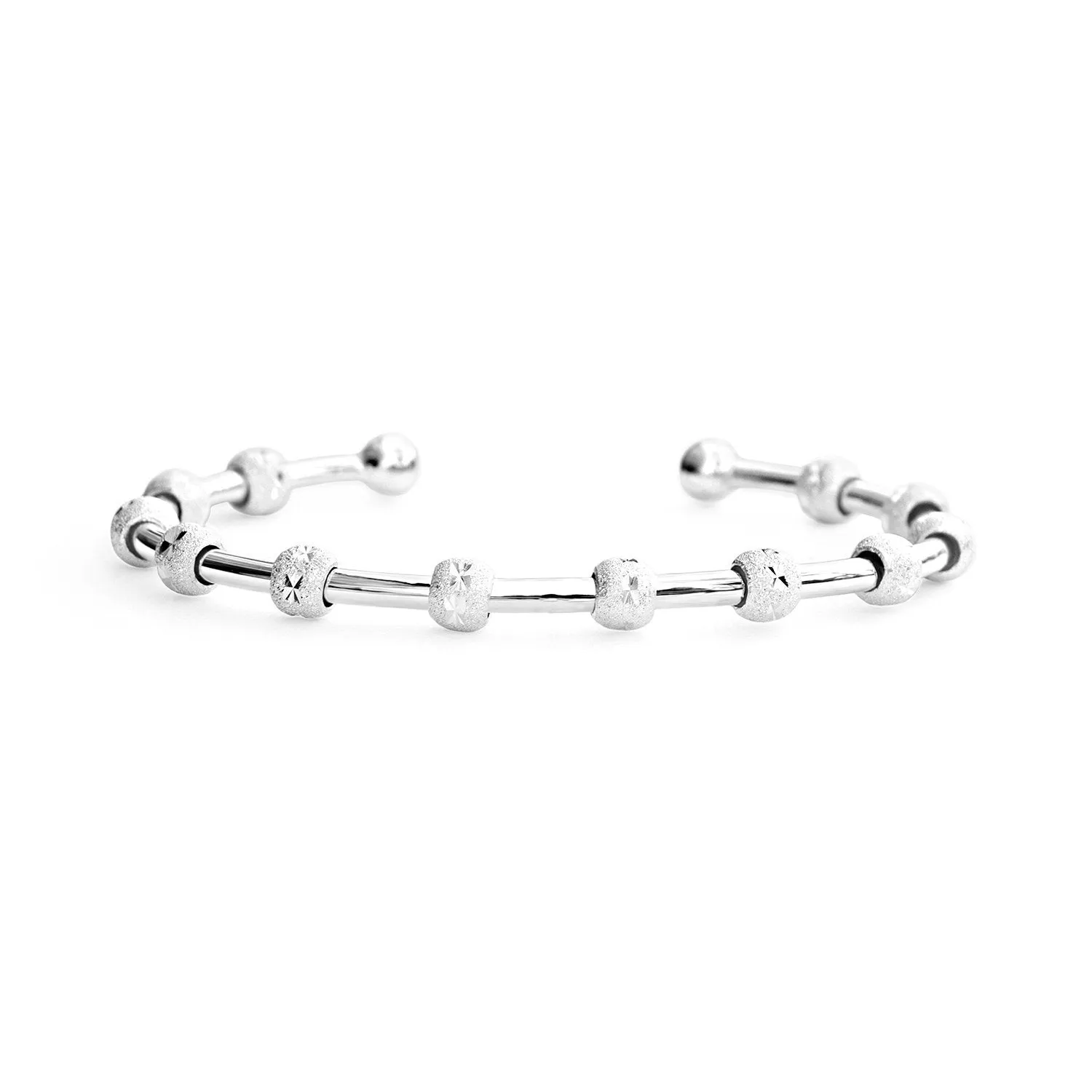 Mommy and Me Silver Journal Bracelet