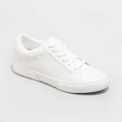 New - Women's Maddison Sneakers - A New Day White 5.5W