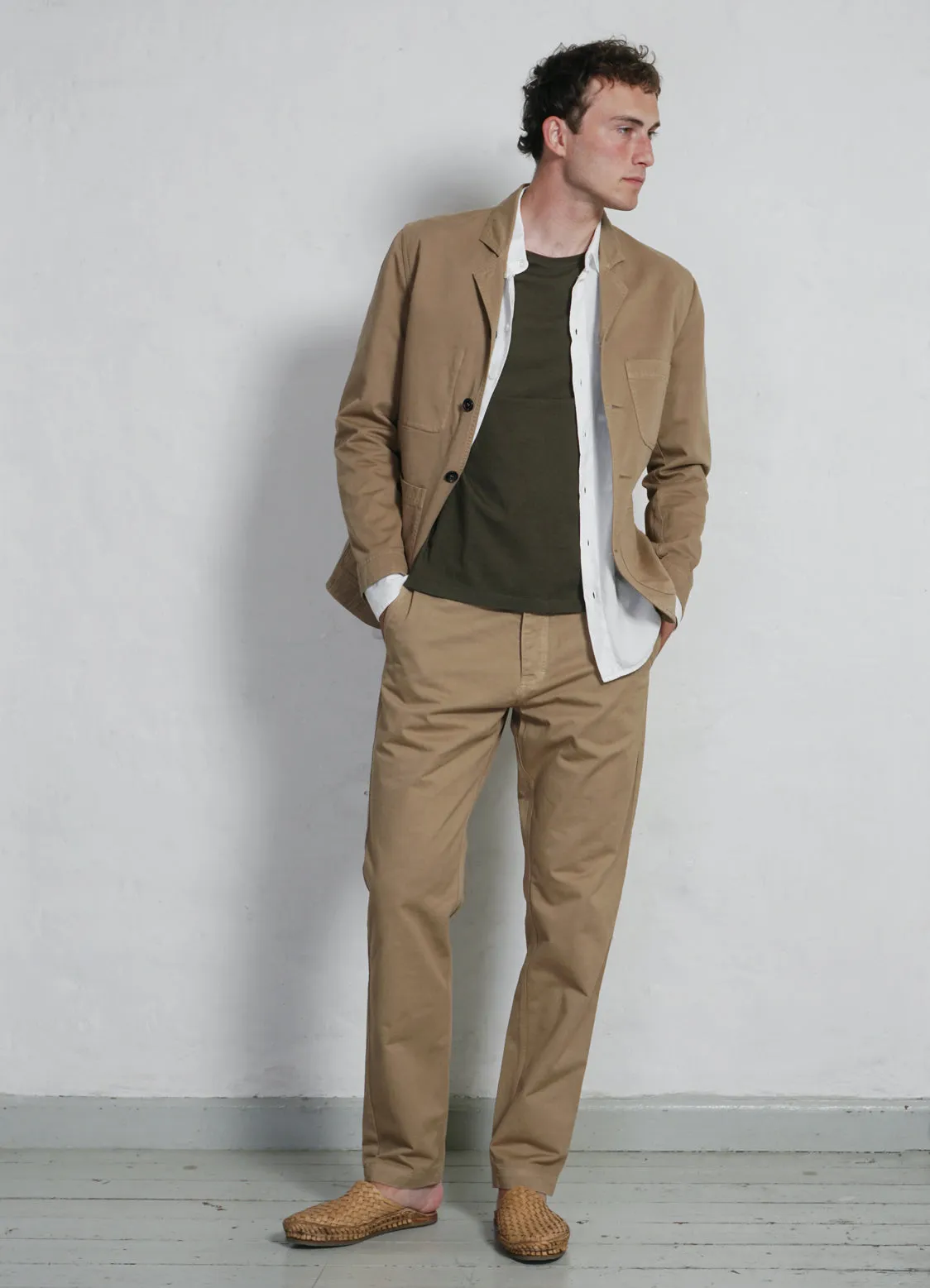 NICOLAI | Informal 4-button Blazer | Classic Beige