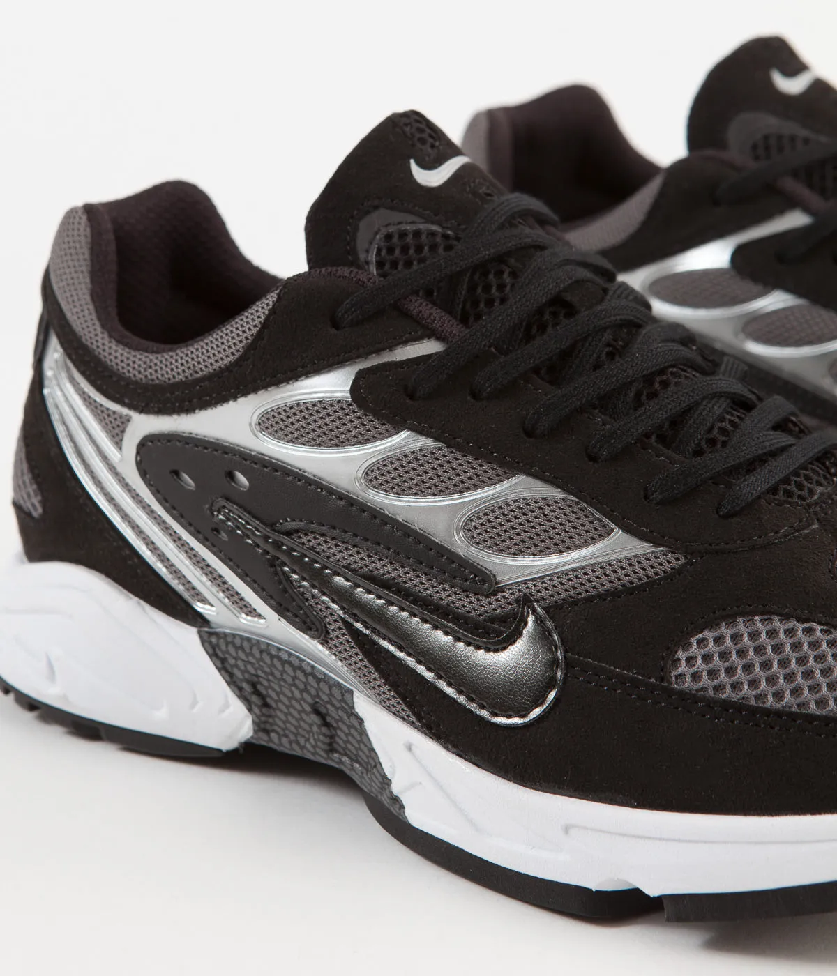 Nike Air Ghost Racer Shoes - Black / Black - Dark Grey - White