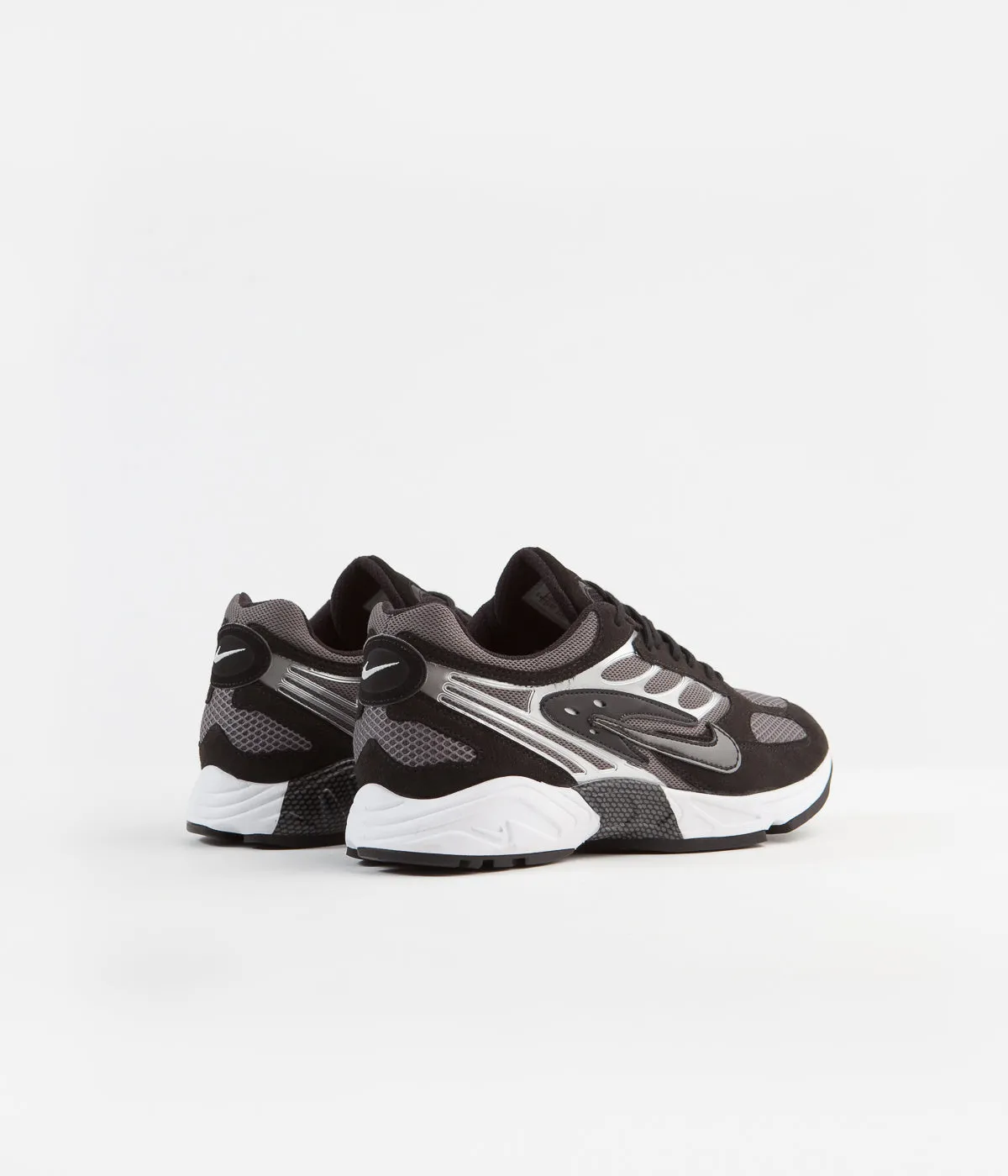 Nike Air Ghost Racer Shoes - Black / Black - Dark Grey - White