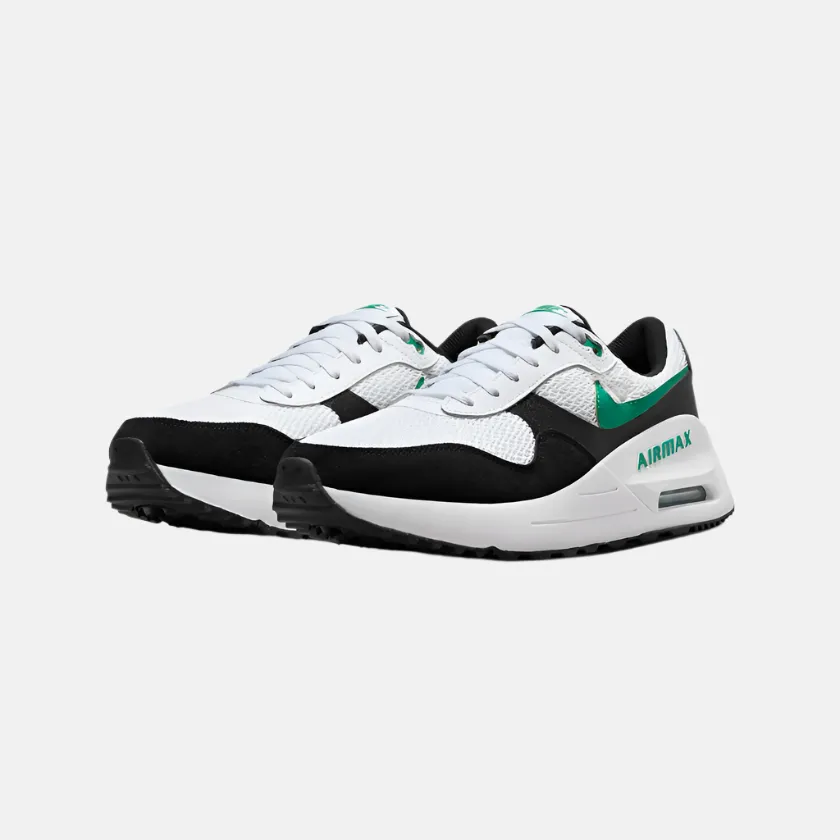 Nike Air Max SYSTM Men's Lifestyle Shoes -White/Black/Stadium Green