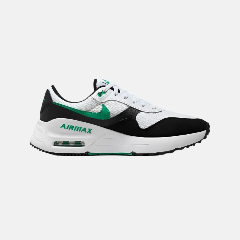 Nike Air Max SYSTM Men's Lifestyle Shoes -White/Black/Stadium Green