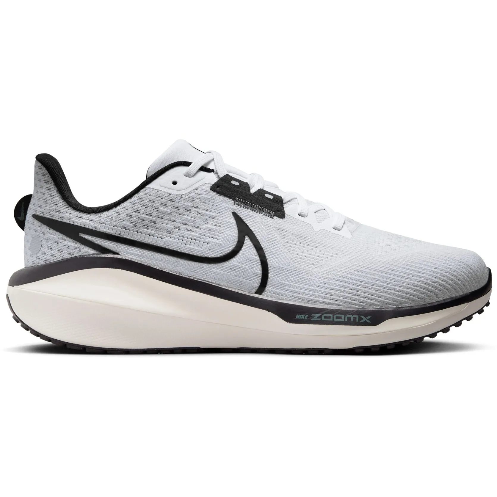 Nike Men's Air Zoom Vomero 17 Running Shoes White / Black / Pure Platinum / Vintage Green