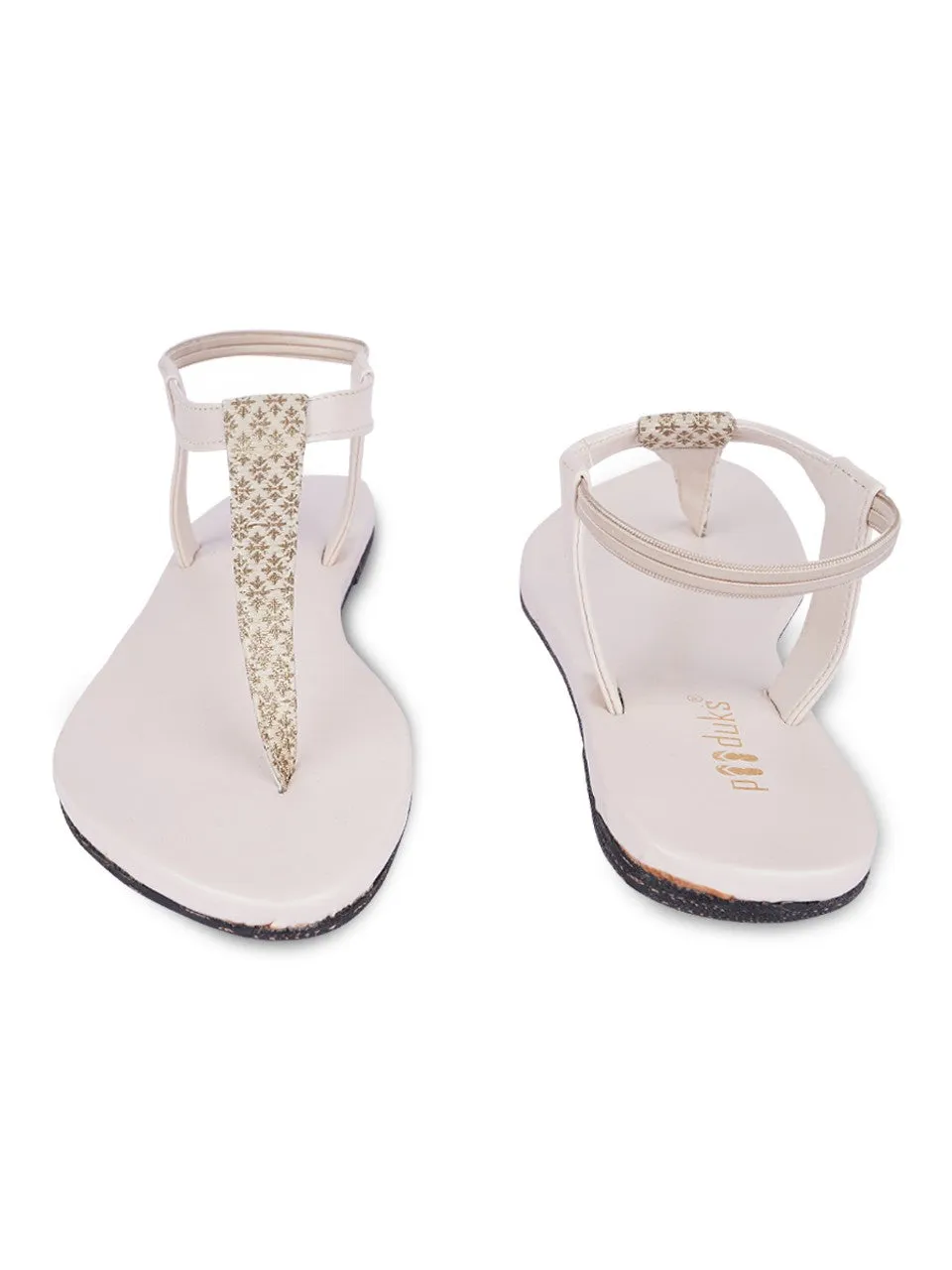 Paaduks Diya Pearl | Occasion Wear Casual Sandals for Women