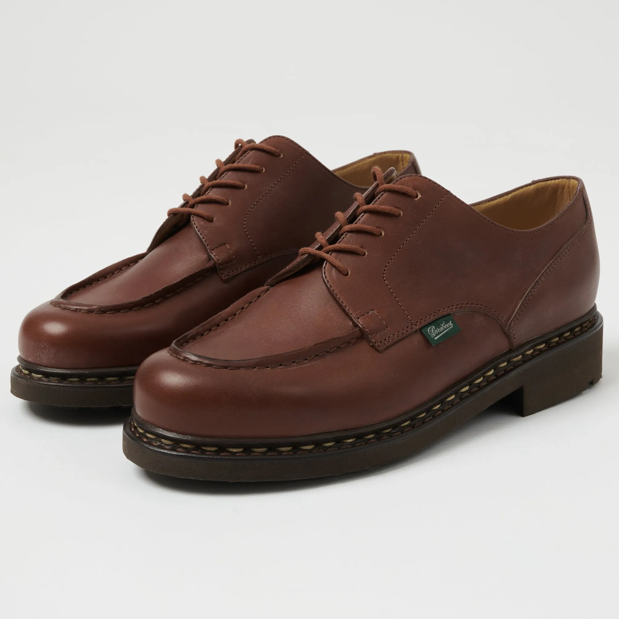 Paraboot Chambord Tex Shoe - Brown Lisse Marron