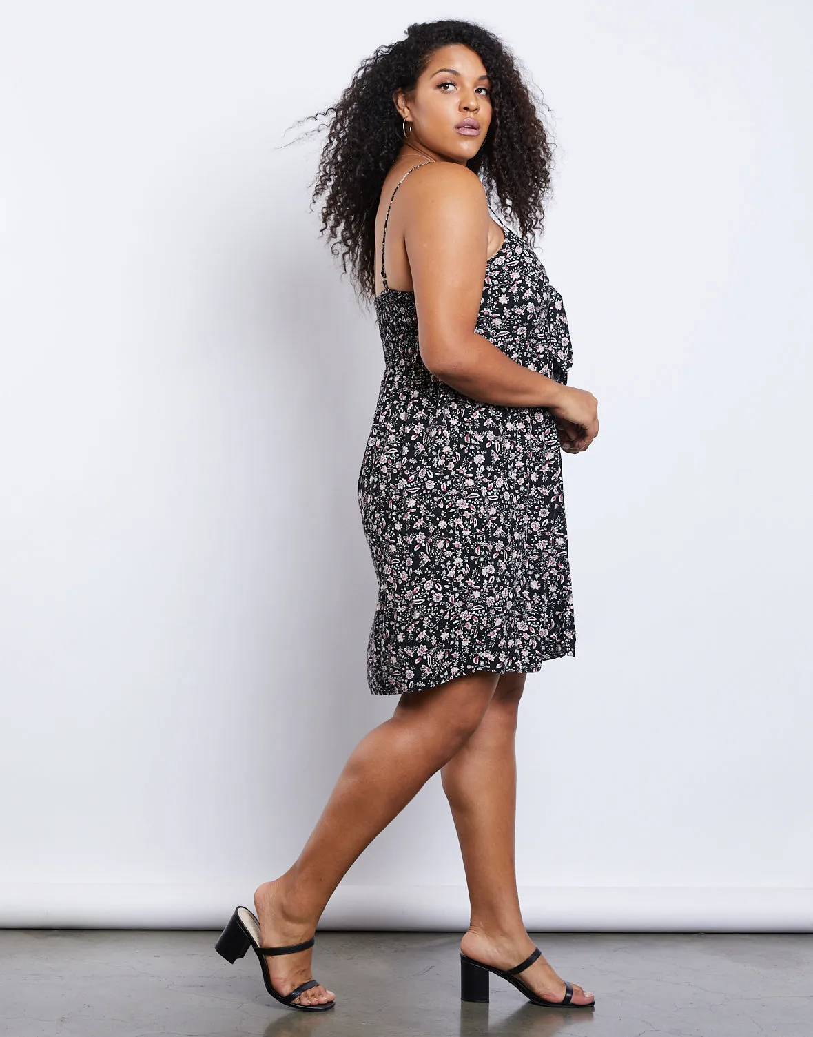 Plus Size Cassia Floral Dress