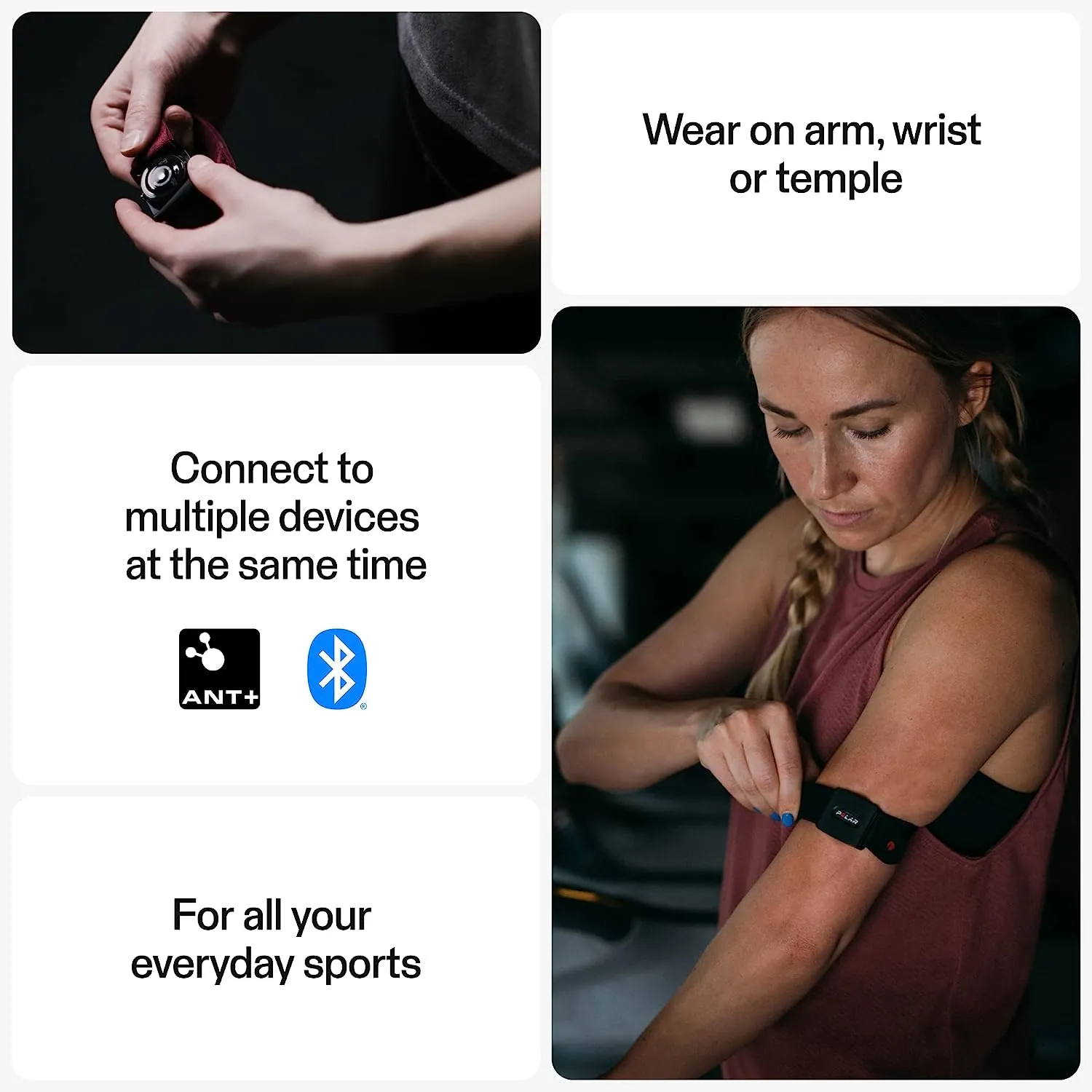 Polar Verity Sense Optical Heart Rate Sensor (Sensor & Charge Clip Only)