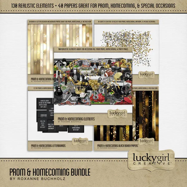 Prom & Homecoming Letterboards Digital Scrapbook Kit