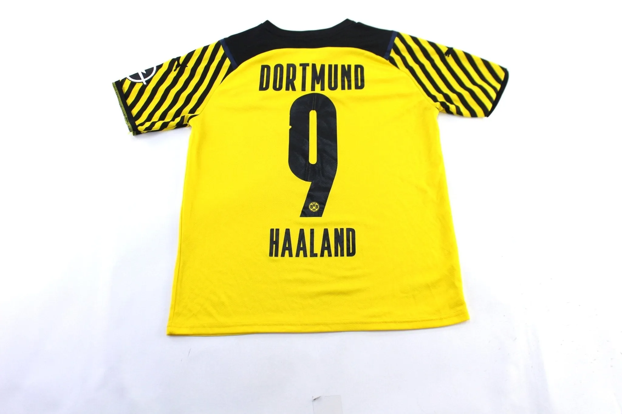 Puma Embroidered Logo Dortmund Erling Haaland Soccer Jersey