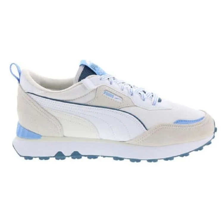 Puma Men's Rider FV Vacation Shoes - White / Deep Dive Blue