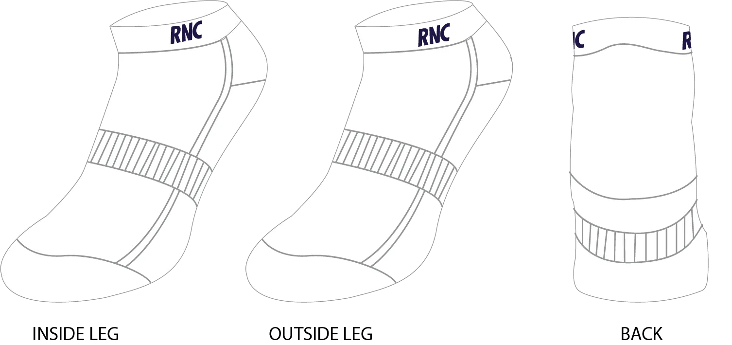 RAZORBACK NETBALL - Ankle Socks