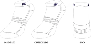 RAZORBACK NETBALL - Ankle Socks