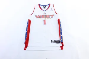 Reebok Embroidered Logo All Star West Tracy McGrady Basketball Jersey