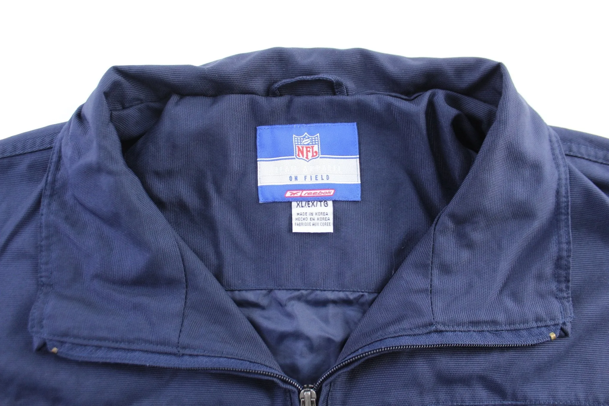 Reebok Embroidered Logo Tennessee Titans Zip Up Jacket