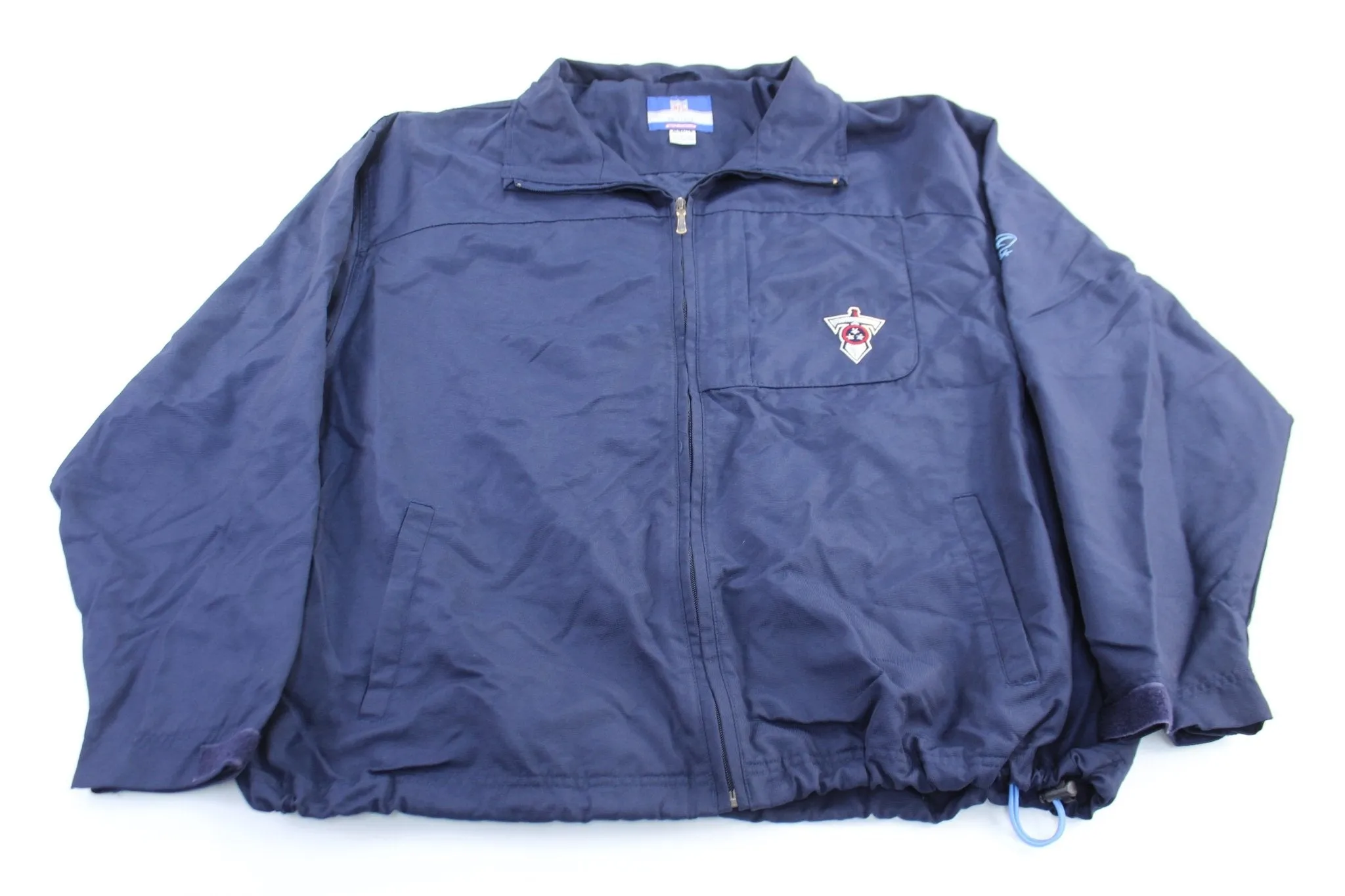 Reebok Embroidered Logo Tennessee Titans Zip Up Jacket