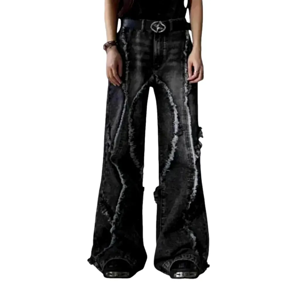 Retro faded jeans for men