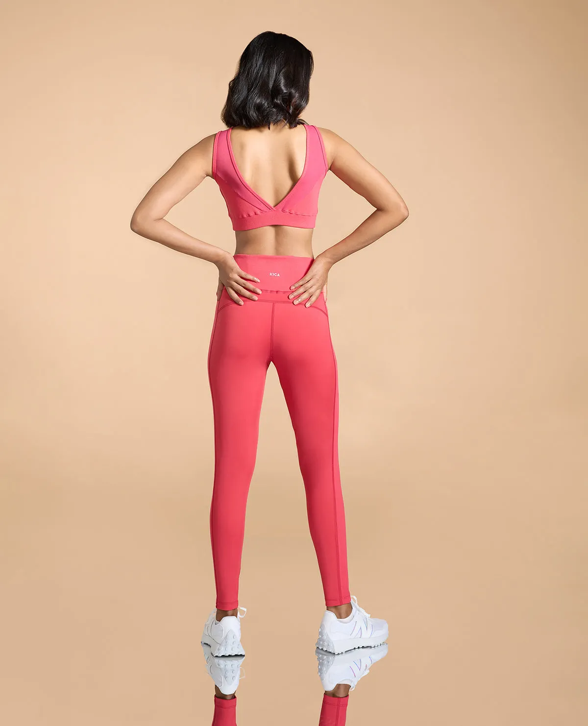 Ribbed Cotton Sports Bra and All Movement Sports Leggings