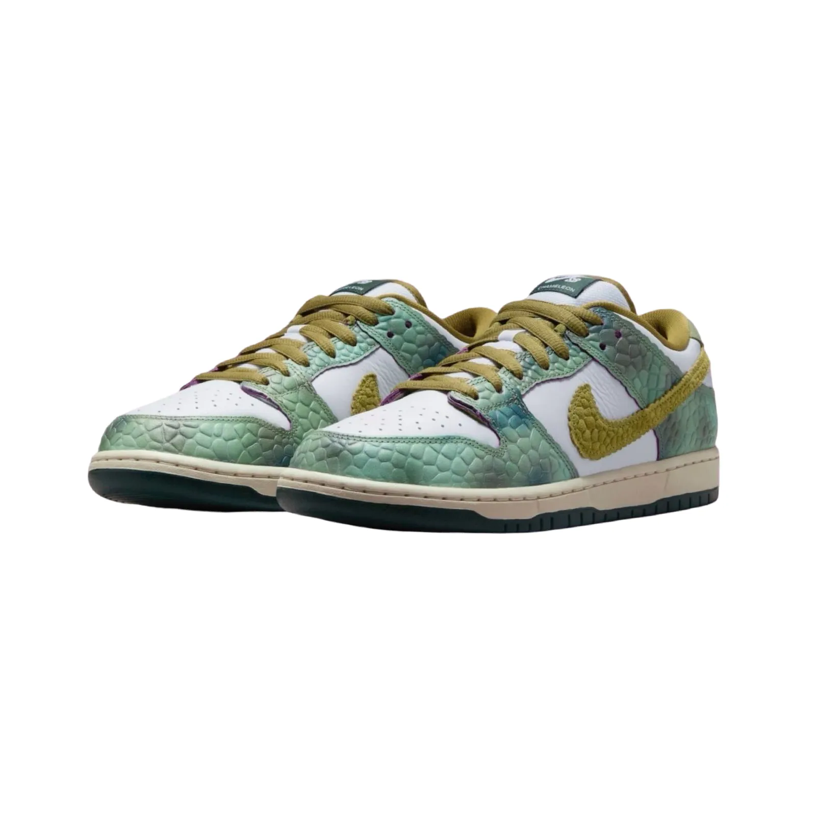 SB Dunk Low Pro QS Oil Green Desert Moss White