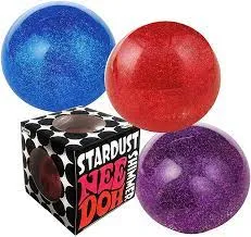 Schylling NeeDoh Stardust Squeeze Ball - One Random Color Pick