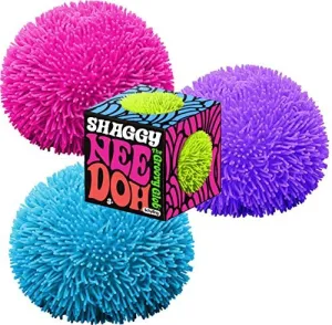 Schylling Shaggy Nee Doh Fidget Squishy Toy - One Random Pick On Color