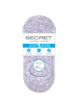 SECRET® Comfort Cotton No Show Liner - 3 Pairs