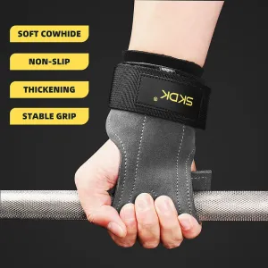 SKDK Gym Grips Palm Guards Cowhide Palm Protector