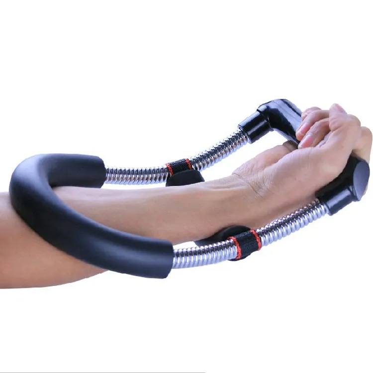 Stainless Steel Hand Wrist Strength Fitness Training Exerciser Devices(Black)