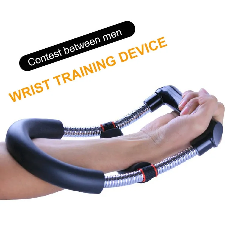 Stainless Steel Hand Wrist Strength Fitness Training Exerciser Devices(Black)