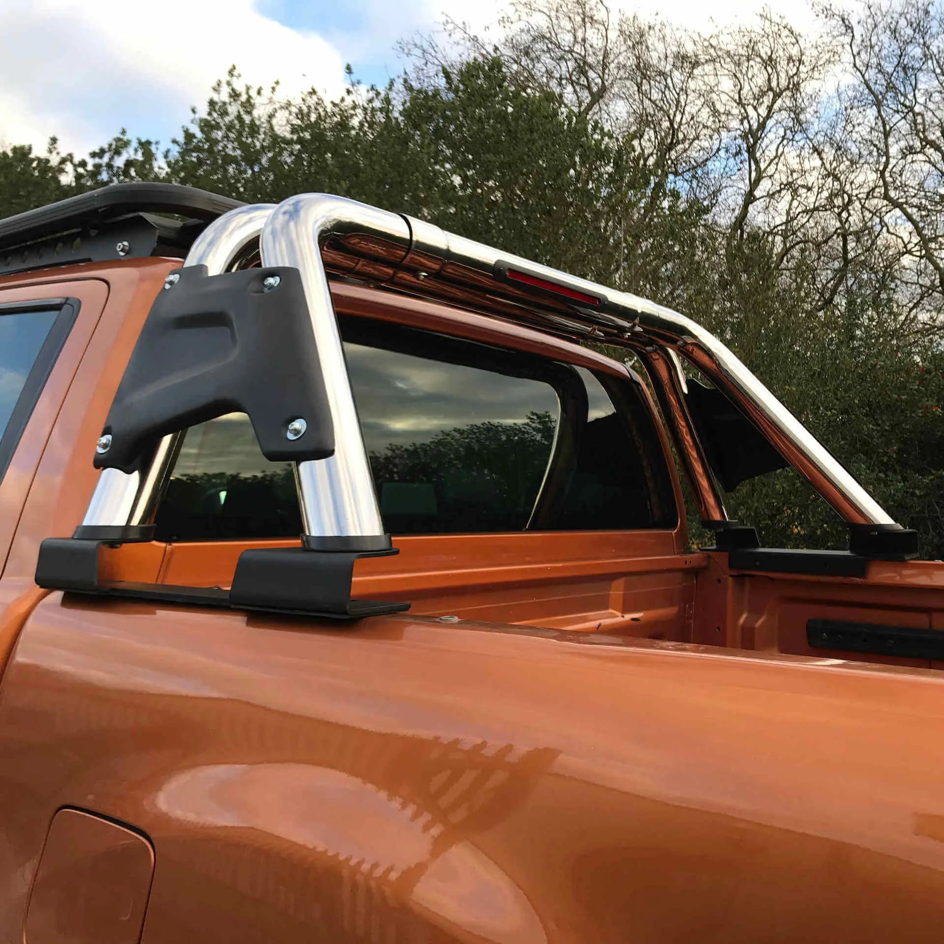 Stainless Steel Side Infill Roll Sports Bar for Ford Ranger 1998-2005